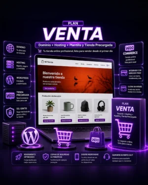 Hosting + Tienda Precargada